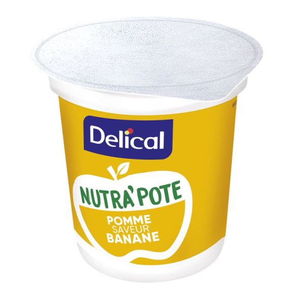 Delical Nutrapote Dessert aux Fruits Pomme Banane 4x200g – Dénutrition et troubles de la déglutition