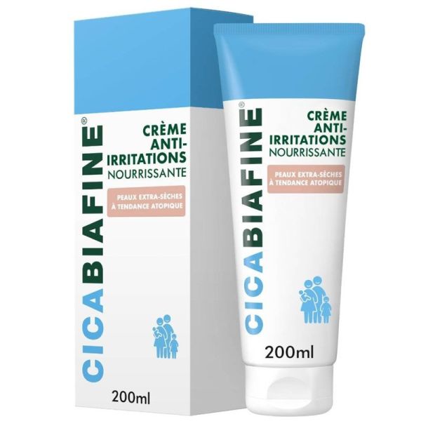 Cicabiafine Crème Hydratante Anti-Irritations 200ml - Peaux extra sèches à tendances atopiques