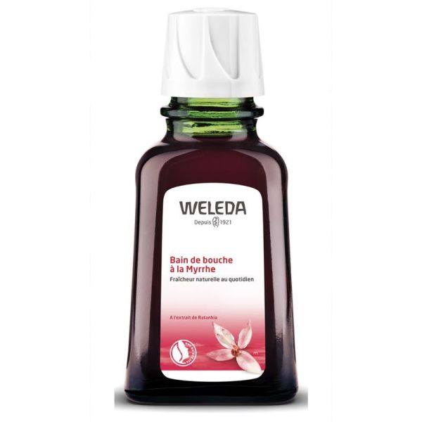Weleda Bain de Bouche à la Myrrhe 50ml – Haleine fraîche et protection des gencives