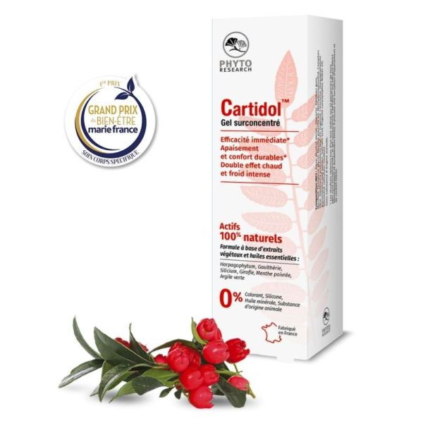 Phytoceutic Gel Cartidol 120ml - Soulage les douleurs articulaires et musculaires