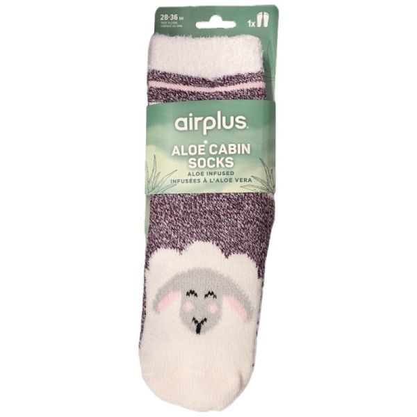 AirPlus Aloe Cabin Chaussettes Hydratantes Enfant Mouton - Pointure 28-36