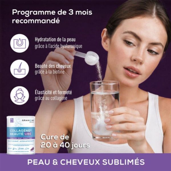 Granions Collagène+ Beauté Ubé 216g – Éclat et Fermeté