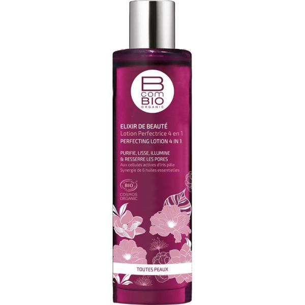 BcomBIO Elixir de Beauté Bio - 200 ml - Eau de soin purifiante, lissante et éclat