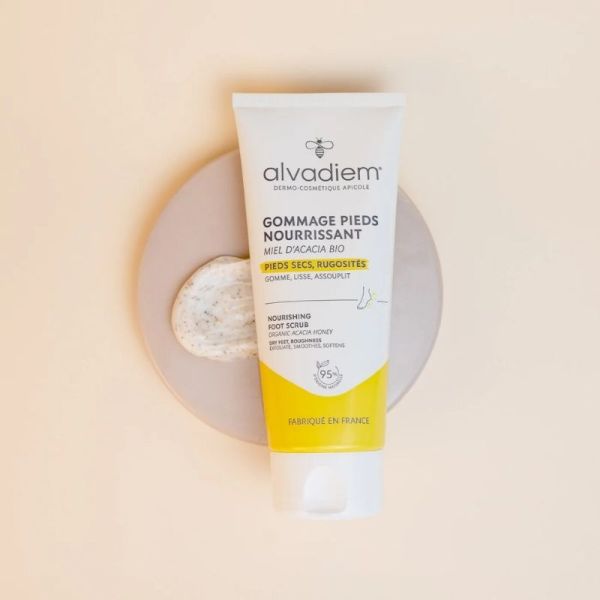 Alvadiem Gommage Pieds Nourrissant au Miel d'Acacia Bio - 75ml
