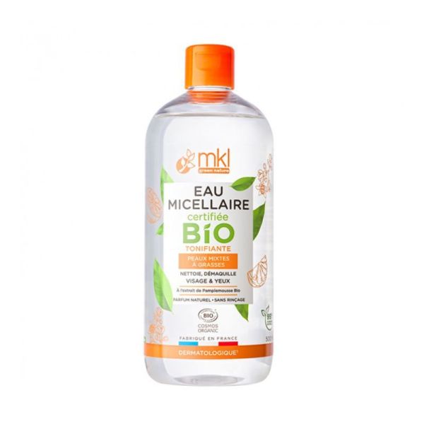 Mkl Eau Micellaire Tonifiante certifiée Bio - 500ml