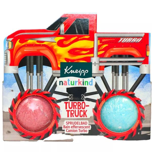 Kneipp Naturekind Bombe de Bain Turbo Truck - 2 x 100g - Moment ludiques pour enfants