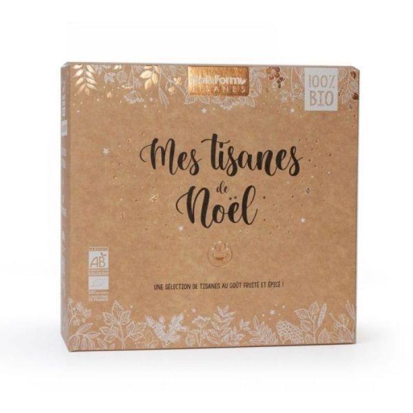 Nat&Form Coffret Tisanes de Noël Épicée & Fruitée Bio - 2 x 150g