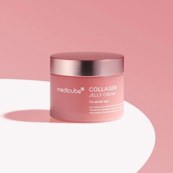 Medicube Collagen Jelly Cream 50 ml - Crème gel visage hydratante, raffermissante et repulpante au collagène