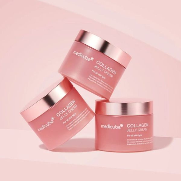 Medicube Collagen Jelly Cream 50 ml - Crème gel visage hydratante, raffermissante et repulpante au collagène