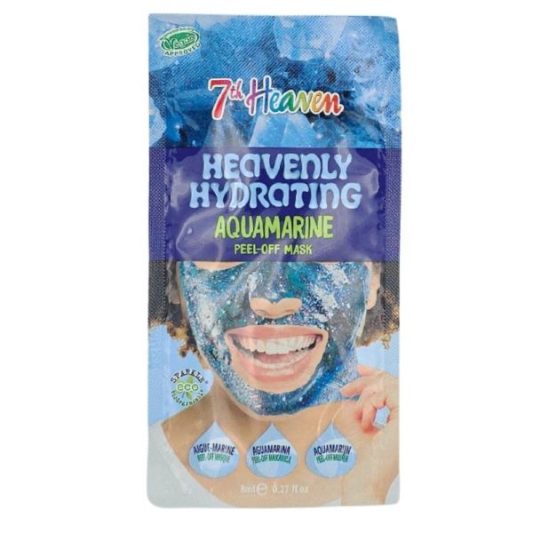 7th Heaven Masque Peel-off Aquamarine 1 Masque – Hydrate et apaise la peau fatiguée