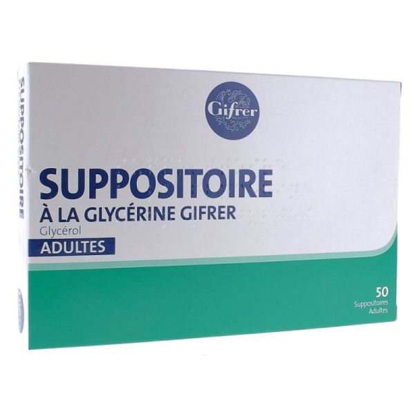 Gifrer 50 Suppositoires à la glycérine Adultes