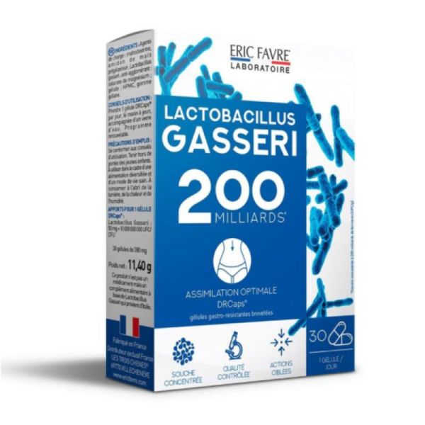 Eric Favre Lactobacillus Gasseri 30 gélules