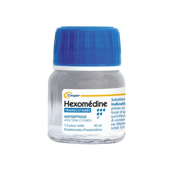 Hexomedine transcutanée solution 45ml