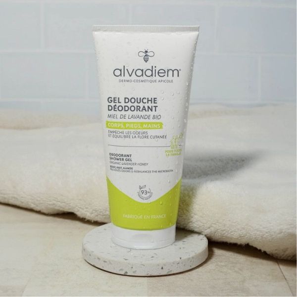 Alvadiem Gel Douche Déodorant au Miel de Lavande Bio - 200ml