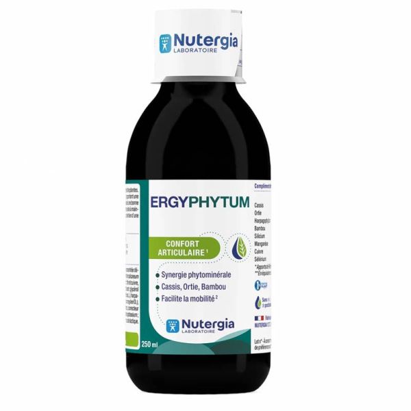 Nutergia Ergyphytum - Confort Articulaire et Restructuration Osseuse -  250ml