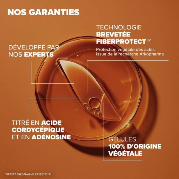 Arkopharma Arkogelules Cordyceps 60 Gélules – Vitalité, endurance et performances physiques