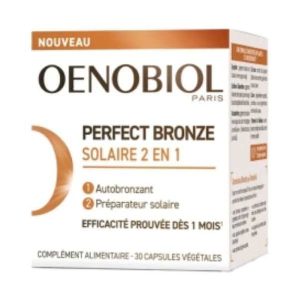 Oenobiol Perfect Bronze Solaire 2 en 1 - 30 Capsules