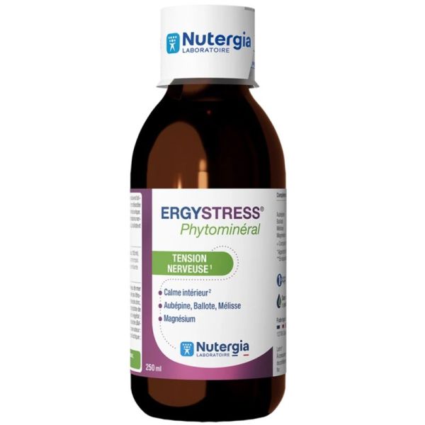Nutergia Ergystress Phytominéral 250ml – Calme et détente nerveuse