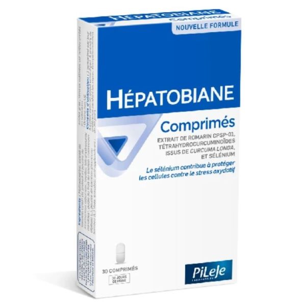 Pileje Hepatobiane Comprimés Stress Oxydatif - 30 Comprimés
