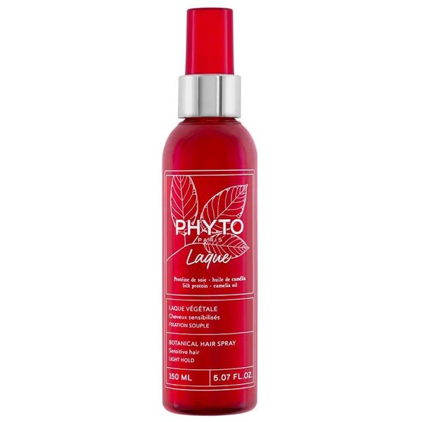 Phyto Phytolaque Laque Végétale Fixation Souple - 150ml - Fixe naturellement et respecte les cheveux