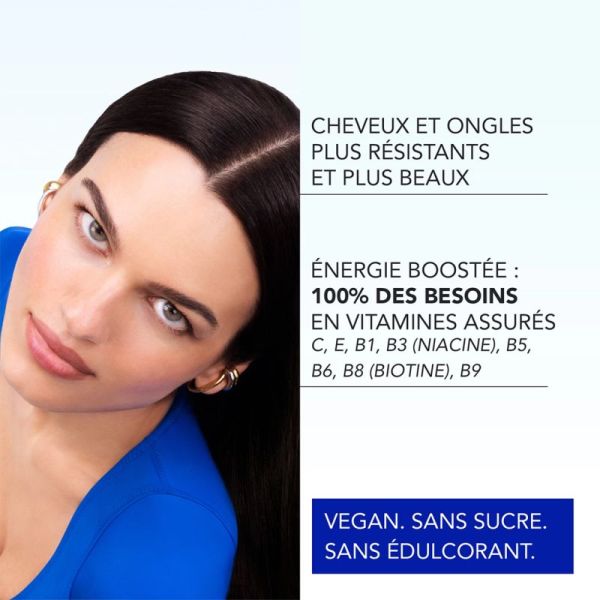 Phyto Phytophanere Effervescent Cheveux & Ongles - 30 comprimés effervescents - Force, croissance et volume