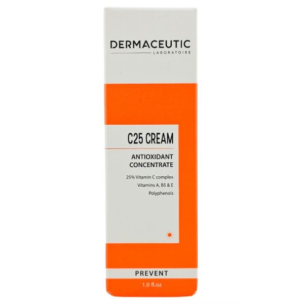Dermaceutic C25 Cream Concentre Antioxydant - 30 ml - Vitamine C - Vegan