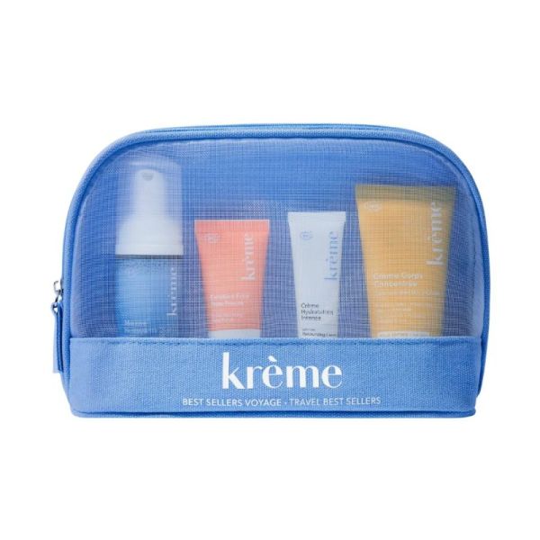 Krème Kit Best-Sellers Voyage - 4 Soins Visage & Corps Format Voyage