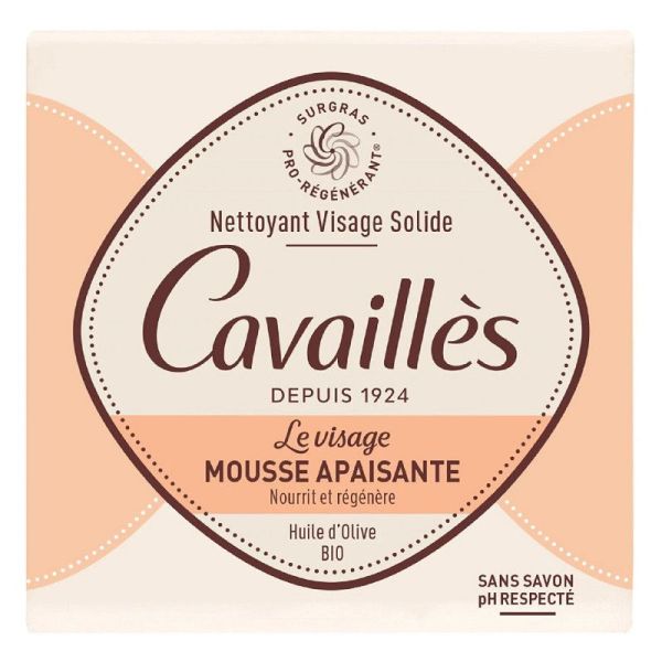 Rogé Cavaillès Nettoyant Visage Solide Mousse Apaisante - 70g