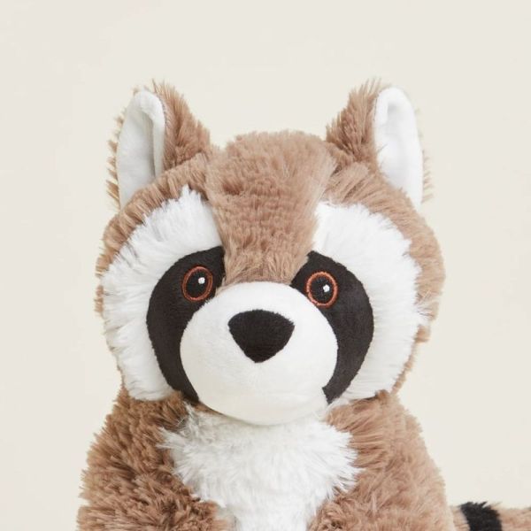 Soframar Warmies Bouillotte Peluche Raton Laveur 30 cm - Chaleur réconfortante et apaisante
