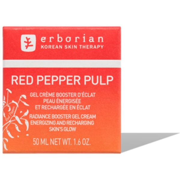 Erborian Red Pepper Pulp 50ml – Gel-crème hydratant booster d'éclat au piment doux