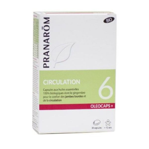 Pranarom Oleocaps+ Circulation Bio 30 capsules