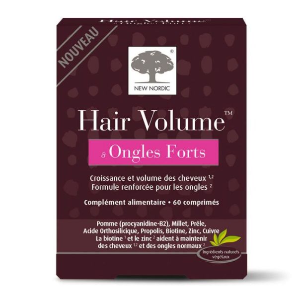 New Nordic Hair Volume et Ongles Forts 60 comprimés