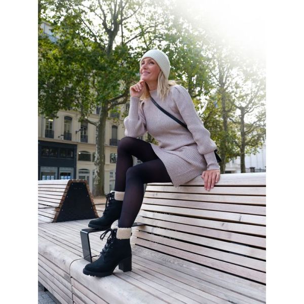 Thuasne Venoflex Kokoon Absolu Pieds Ouverts Chaussettes de Contention Femme Classe 2 Long – Douceur et orteils libres