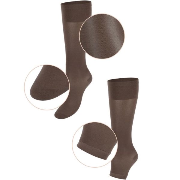 Thuasne Venoflex Incognito Absolu Chaussettes de Contention Classe 2 Normal – Transparence et confort
