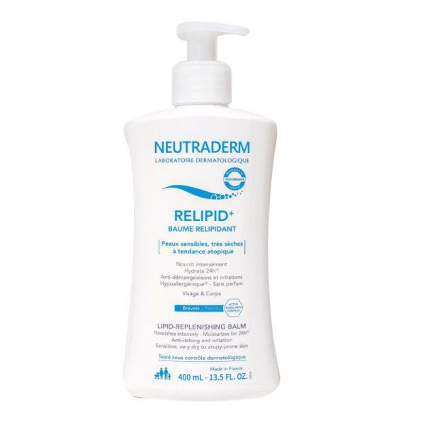 Relipid+ baume relipidant peau sensible 400ml
