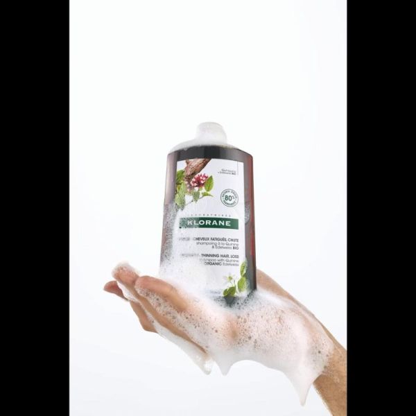 Klorane Shampoing à la Quinine Edelweiss Bio 400ml - Anti-chute et stimulant