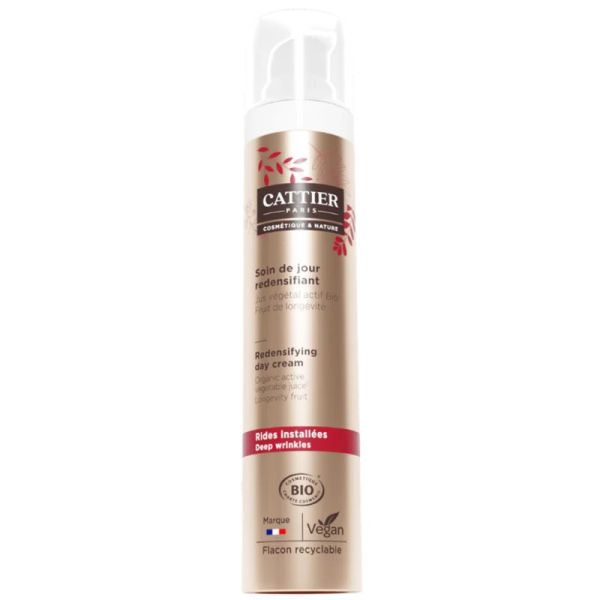 Cattier Soin De Jour Redensifiant Bio 50ml – Fermeté et jeunesse