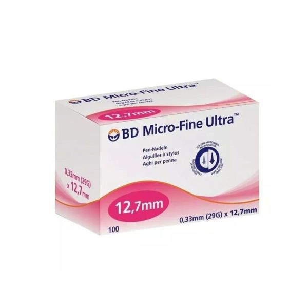 Bayer BD Micro-Fine Ultra™ Aiguilles 0.33 × 12.7 mm Pour Stylo - Boite de 100