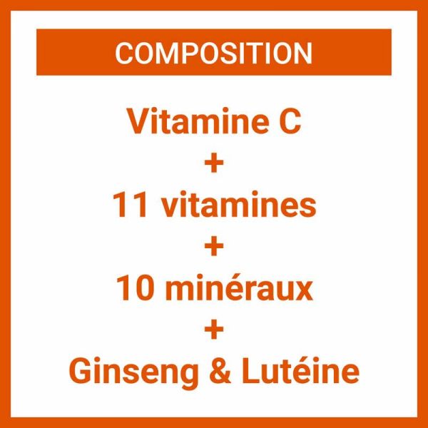 Vitascorbol Multi Sénior - 30 comprimés - Vitalité, mémoire et immunité au quotidien
