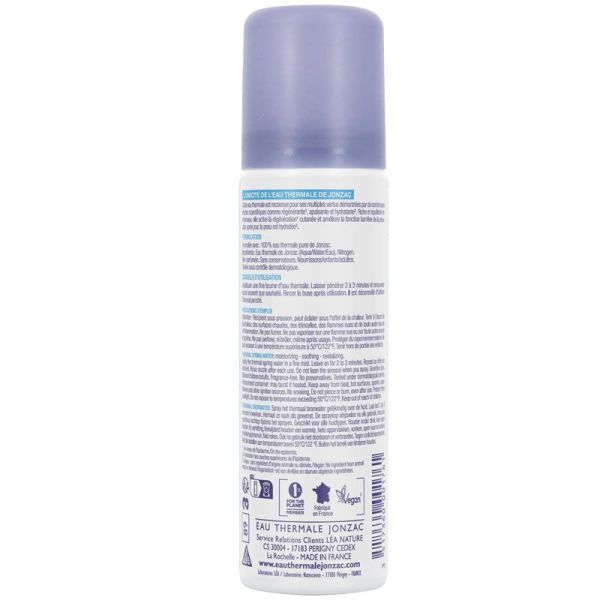 Eau de Jonzac Eau Thermale 50 ml - Pour peaux sensibles, hydratante, apaisante, régénérante