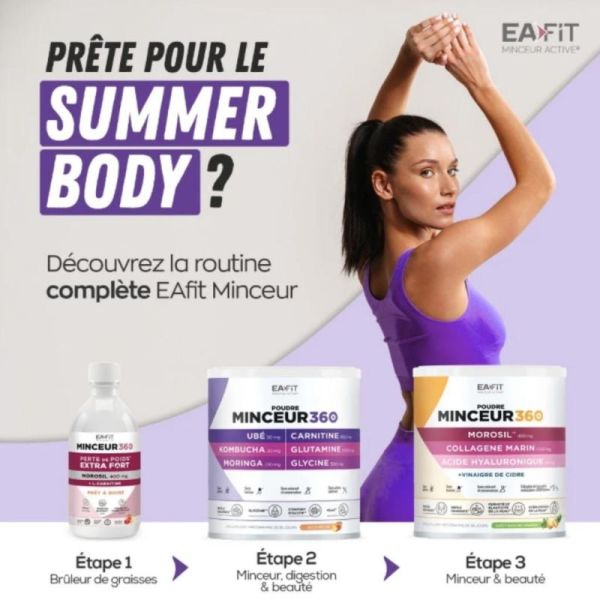 Eafit Minceur UBE Kombucha 250 g – silhouette affinée
