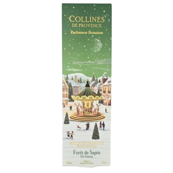 Collines de Provence Bouquet Parfumé Forêt de Sapin 100 ml - Parfum d'ambiance aux notes boisées