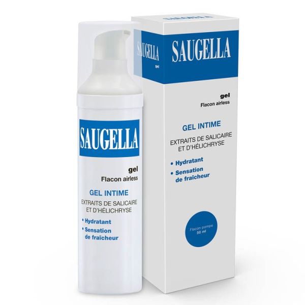 Saugella Gel Hydratant Intime 50 ml - Hydratation et confort intime, compatible préservatifs en latex