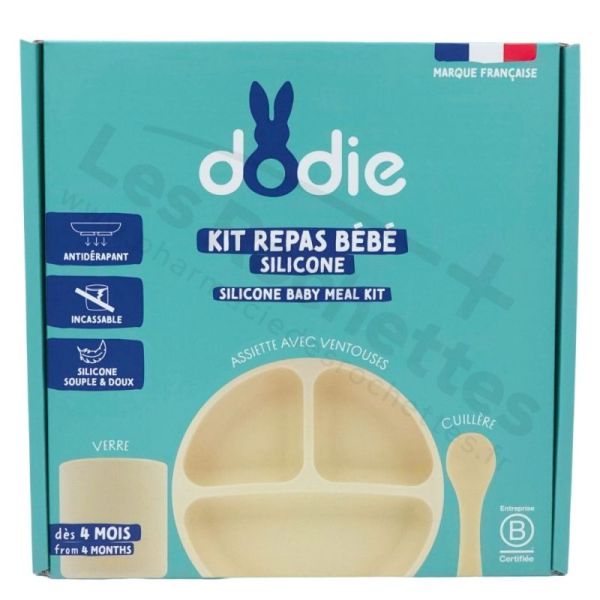 Dodie Kit Repas Bébé Coffret – Apprentissage repas autonome sécurisé