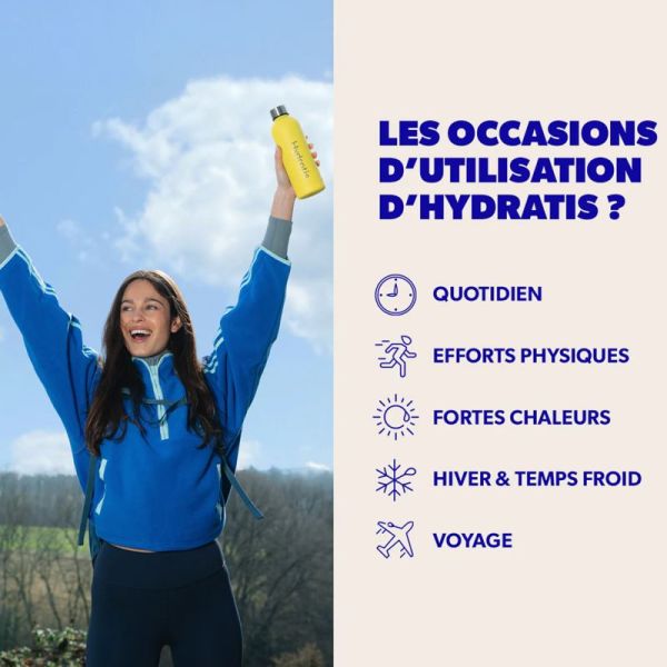 Hydratis Hydratation 20 Comprimés Effervescents Mangue Passion – Hydratation et récupération optimale