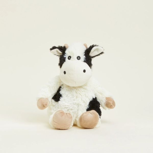 Soframar Warmies Bouillotte Peluche Déhoussable Vache 25 cm - Chaleur réconfortante et apaisante