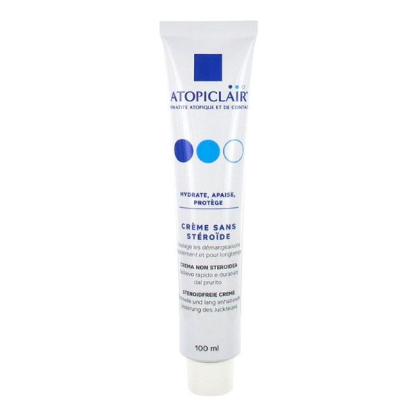 Atopiclair Crème sans Steroïde - Dermite Atopique - Hydrate, Apaise et Protège - 100 ml