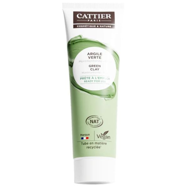 Cattier Argile Verte Prête à l'Emploi 100ml – Purifiante et régénérante