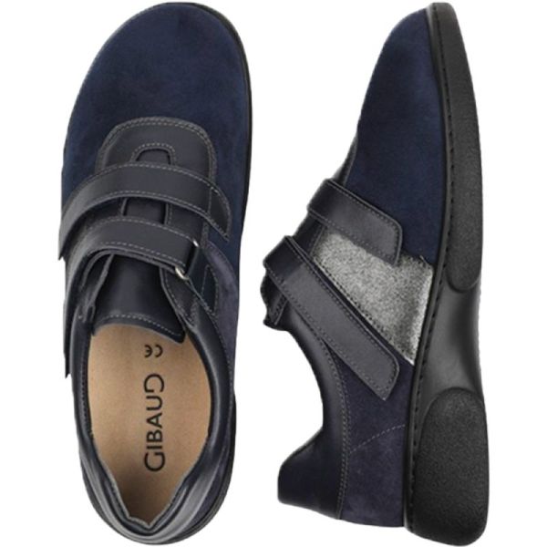 Gibaud CHUT Serifos Bleu - Chaussures Confort Femme Pieds Déformés