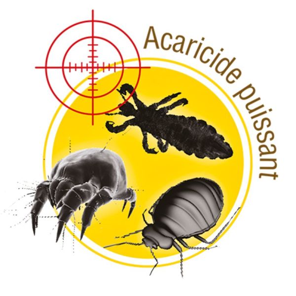 Ront Acaricide Puissant en Aerosol 520ml – Assainissement anti-acariens de l'interieur